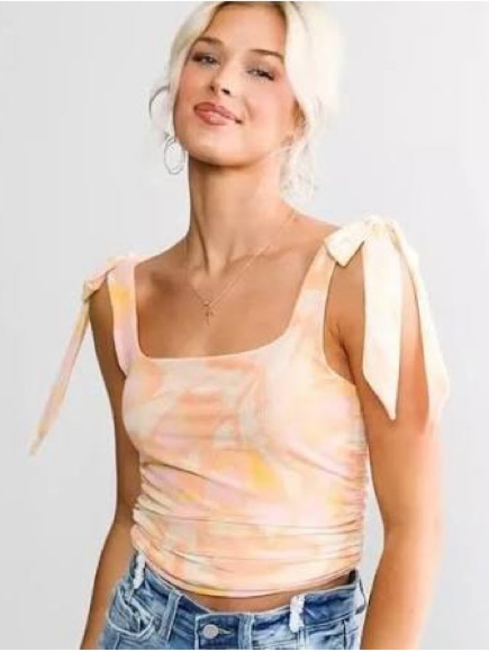 Free People Avenue Tank Top In Ivory Combo